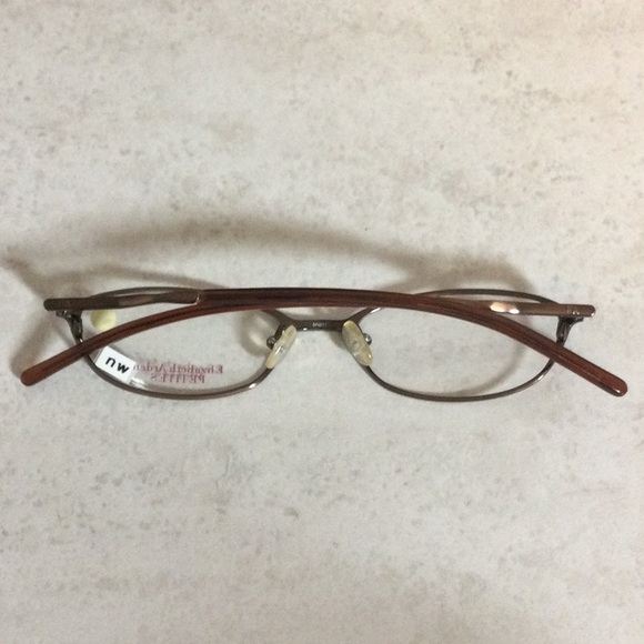 NWT Elizabeth Arden Petite copper metal eyeglasses new old stock - Picture 8 of 16